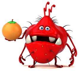 Fun germ - 3D Illustration