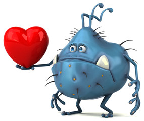 Fun germ - 3D Illustration