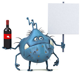 Fun germ - 3D Illustration