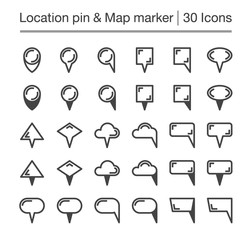 location pin,map marker line icon,editable stroke,pixel perfect icon