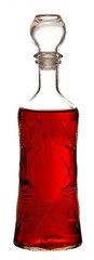 empty glass wine decanter