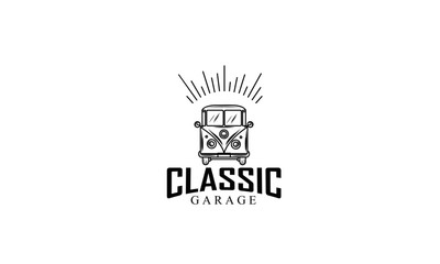 Classic Garage 6 Logo or Badges Template