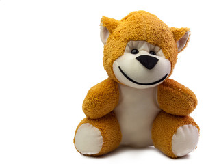 monkey toy  isolated on white background.