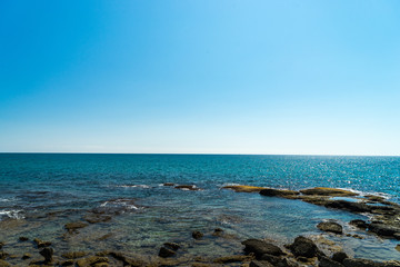 sunny day by the sea