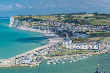 Le Tréport, côte d'albâtre, Normandie, France.