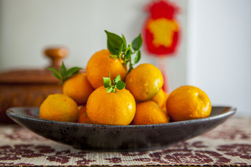 Chinese year thanks to the blessing of the offerings, oranges