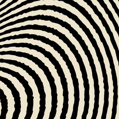 Abstract Black and White Background of Waves