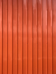 Orange color pattern metal sheet background.