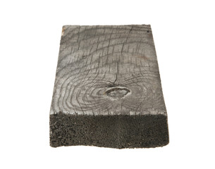 wooden board isolated on white background