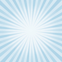 Abstract soft light Blue rays background. Vector