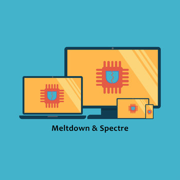 Meltdown And Spectre Vulnerability On Computer Family