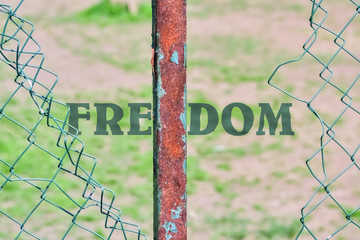 Word Freedom and fence
