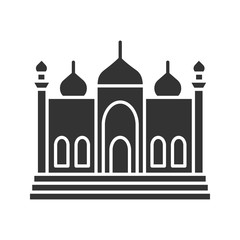 Mosque glyph icon