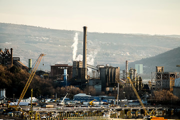 industrial area named Ferriera at Trieste