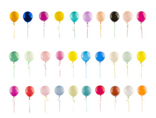 colors balloons