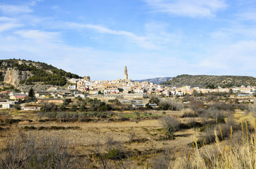 Fototapeta na wymiar Jérica, un pueblo de Castellón, España