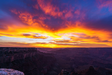 Sunset at the Grand Canyon