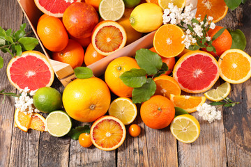 fresh citrus fruit