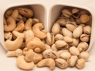 Assorted nuts pistachio, cashew
