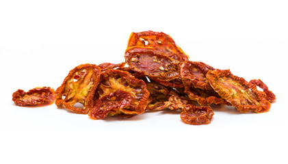 Dried Tomatoes on White