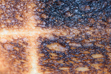 Warm bread served for breakfast.