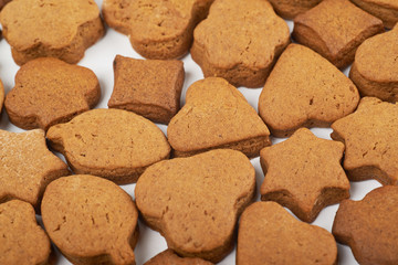 Suface coated with hand-made cookies