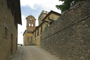 Fototapeta na wymiar Italia,Toscana, Arezzo,Pergine,il castello di Montozzi.