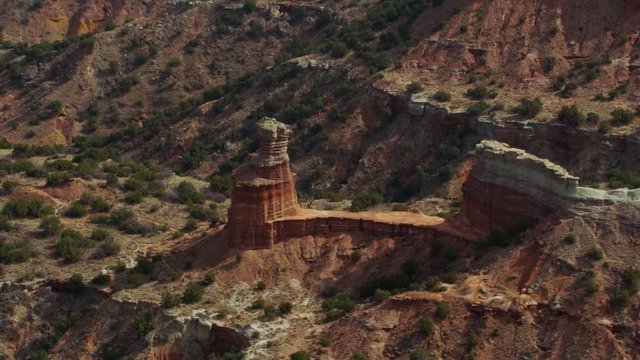 Palo Duro Canyon at sunset in Amarillo