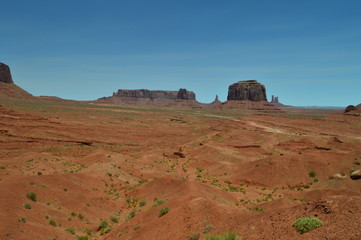 Monument Valley. The Paradise of Geology. June 23, 2017. Utah. EEUU. USA.