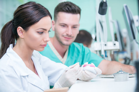 Future dentists, mentors and health technicans in training