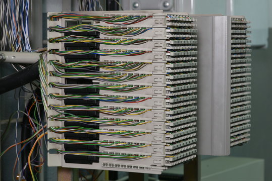 Main Distribution Frame In Telecom Center