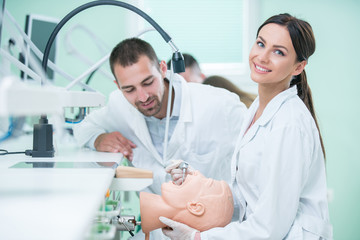 Future dentists, mentors and health technicans in training