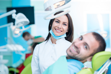 Fototapeta premium At the dentists office.
