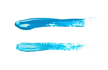 Line stroke of paint isolated