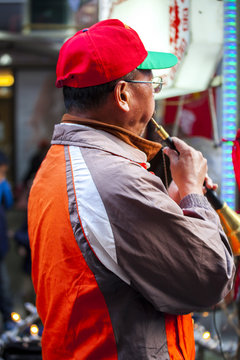 Chinese New Year Lantern Festival, Taiwan folk customs, grand blessing rituals and parades, single cold frying, musicians