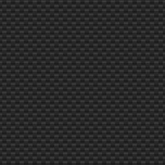 Vector carbon fiber texture. Black seamless pattern.