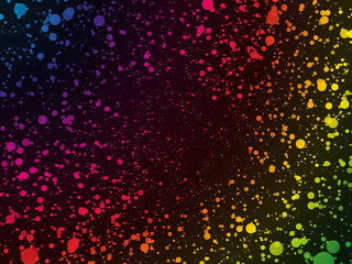 abstract rainbow color dots background