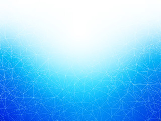abstract geometric blue network background