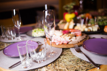 catering for guests of the event