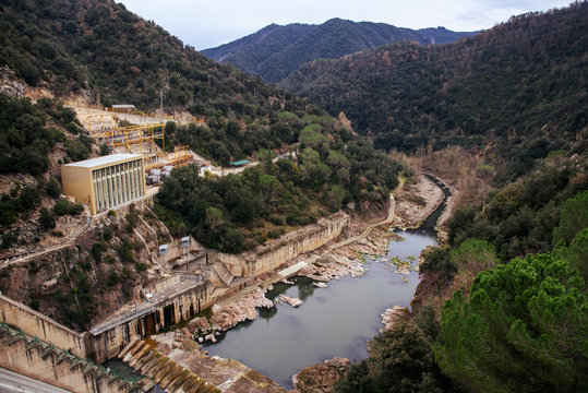 Sau Reservoir in Girona Province, Catalonia, Spain