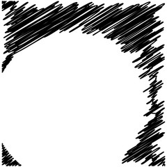 Naklejka premium Grunge Black Ink Border Frame Background
