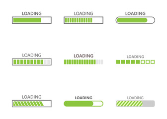 loading bar progress icons