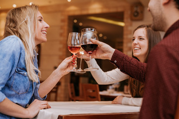 Young People In A Restaurant