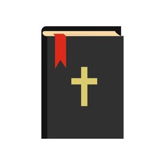 Obraz premium Bible icon, flat style