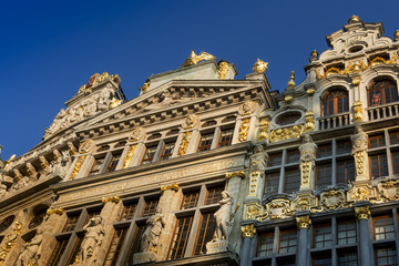Obraz premium ancient buildings at Brussels, Belgium