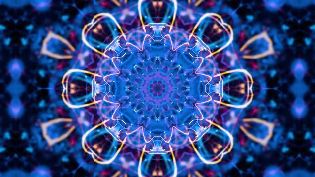 Kaleido 1015: Kaleidoscopic video background (Loop).