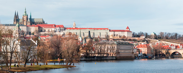 Castle and St. Vitus Cathedral. Czech Republic