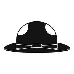 Summer hat icon, simple style