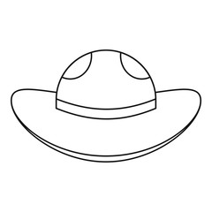Sea hat icon, outline style