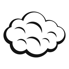 Summer cloud icon, simple style